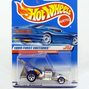 Hot Wheels Baby Boomer #680 First Editions #24 of 26 Blue Die-Cast Car 1999